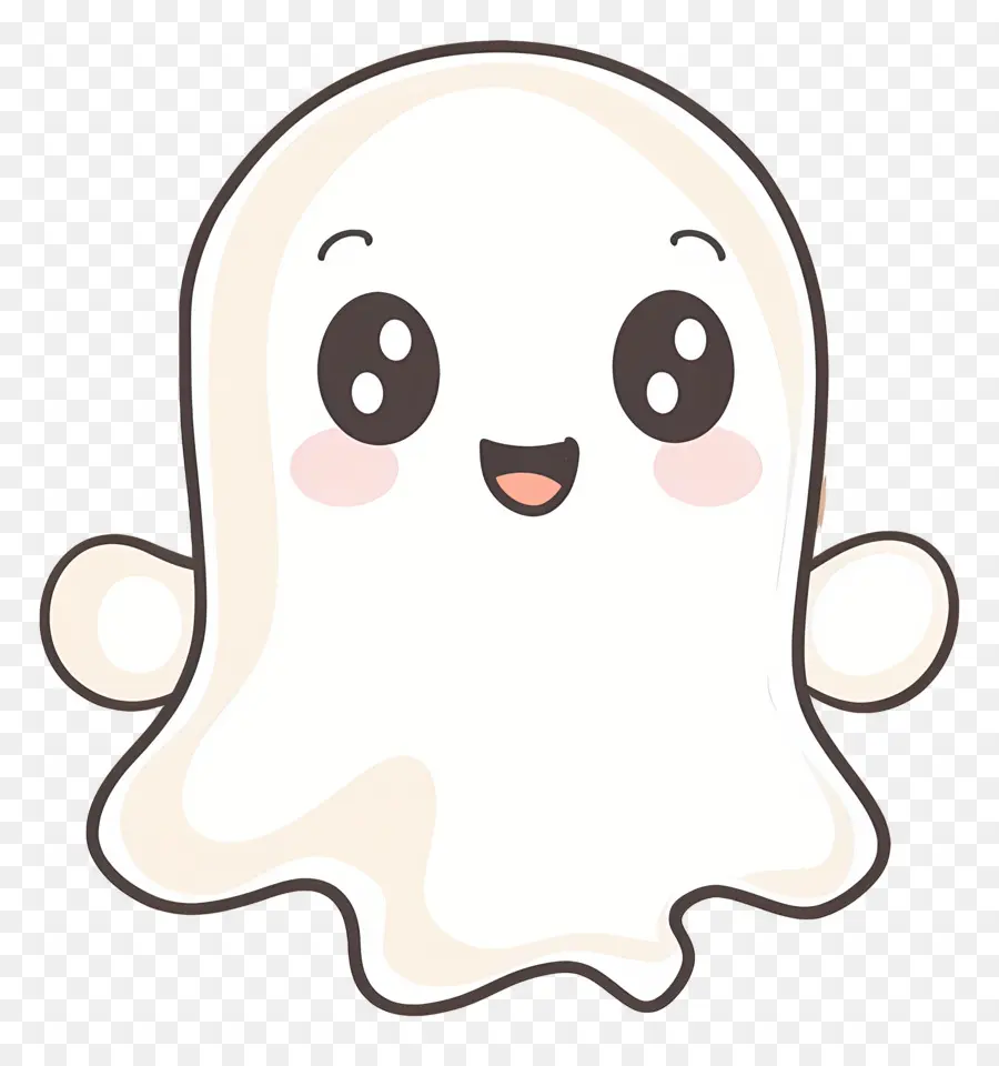 Fantasma Kawaii，Fantasma Fofo PNG