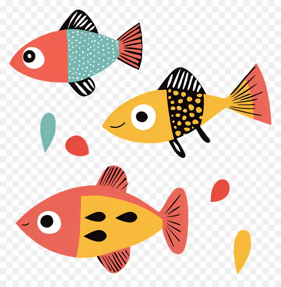 Desenho De Peixe，Peixe Colorido PNG