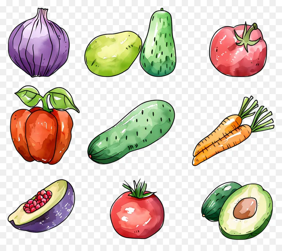 Legumes E Frutas，Frutas E Legumes PNG