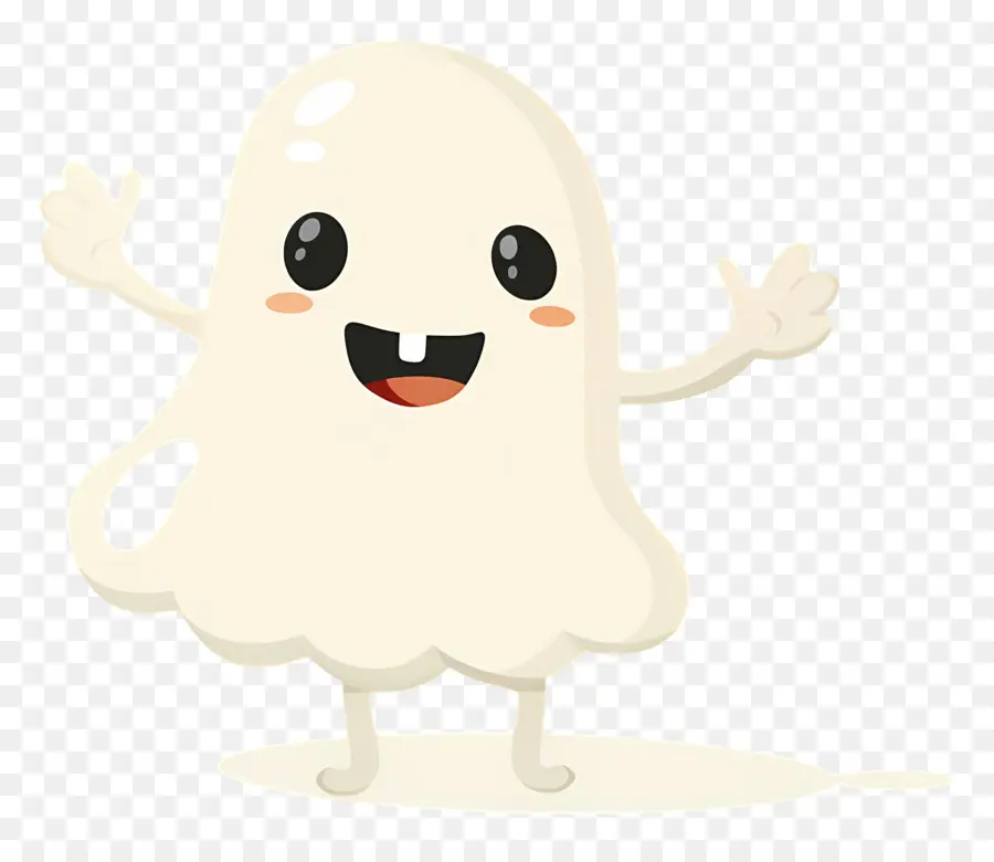 Fantasma Kawaii，Personagem Fantasma Fofo PNG