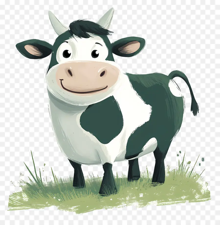 Vaca Fofa，Vaca De Desenho Animado PNG