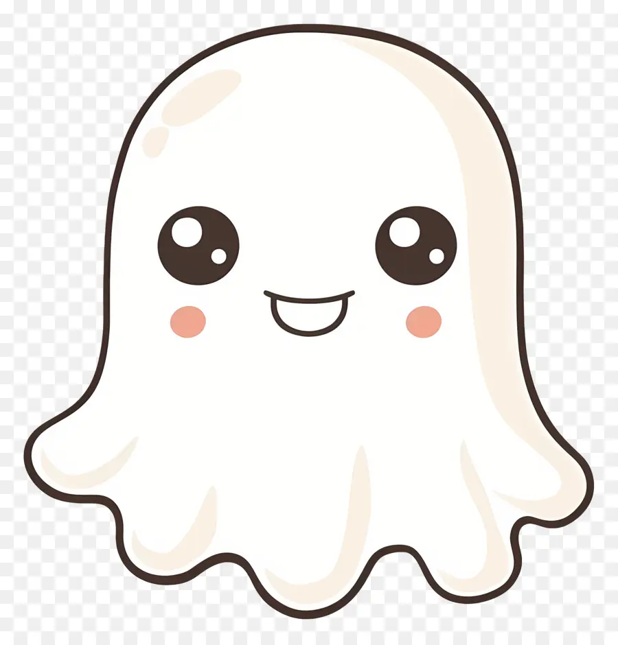 Fantasma Kawaii，Fantasma Fofo PNG