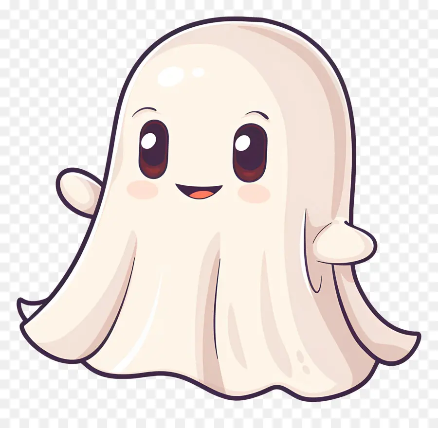 Fantasma Kawaii，Fantasma Fofo PNG