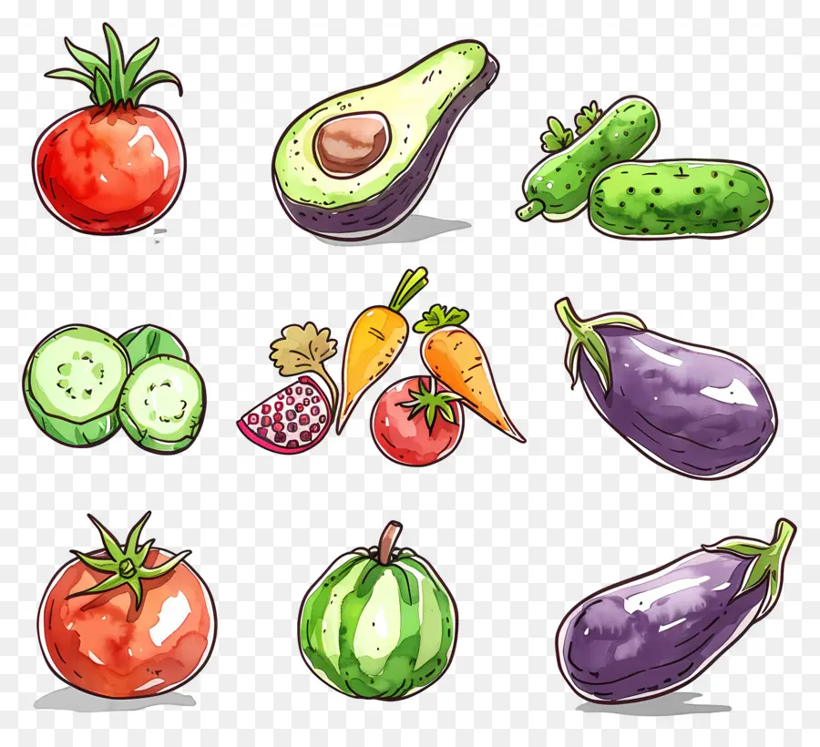 Legumes E Frutas，Frutas E Legumes PNG