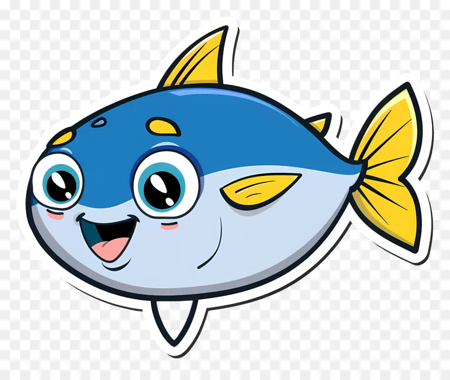 Desenho De Peixe，Peixe Azul PNG