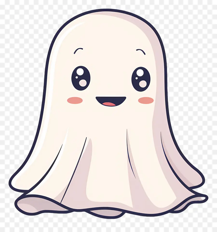 Fantasma Kawaii，Fantasma Fofo PNG