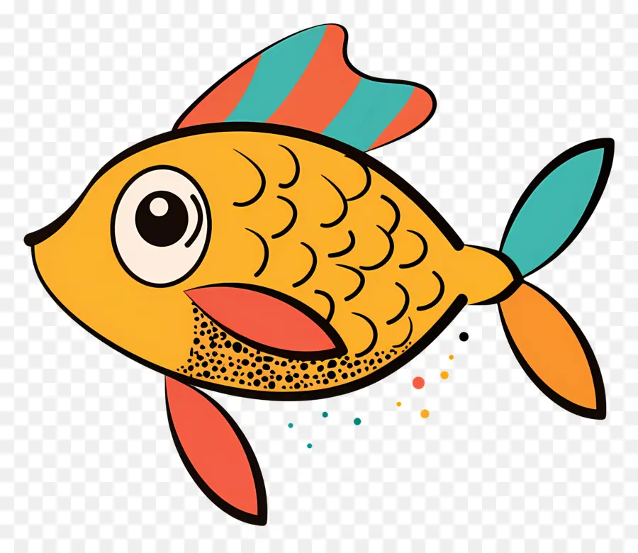 Desenho De Peixe，Peixe Colorido PNG