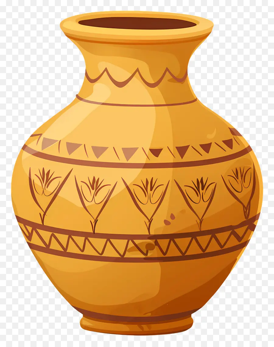 Pote Indiano，Vaso Decorativo PNG