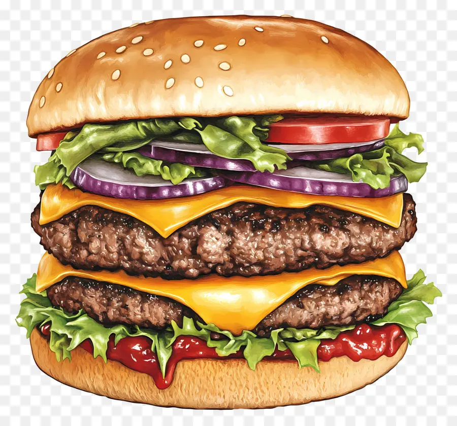 Hambúrguer De Carne，X Burger PNG