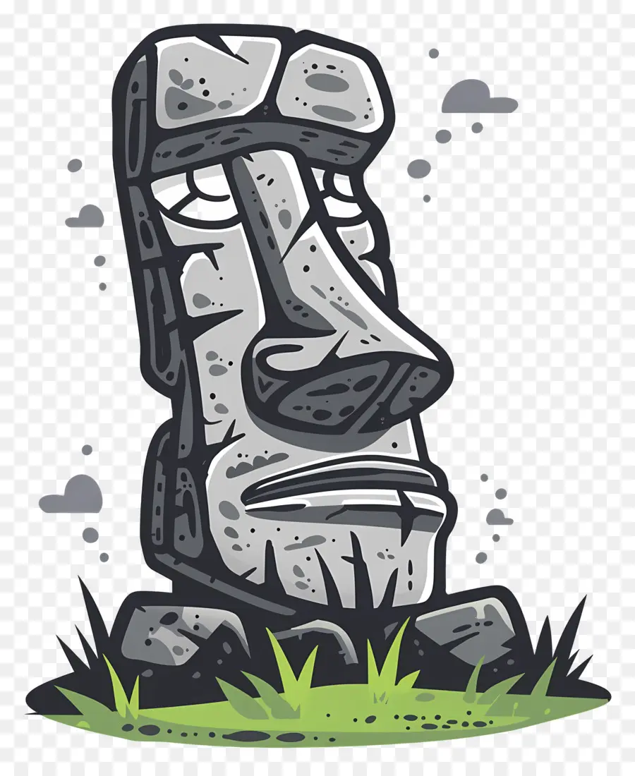 Moai，Estátua De Pedra PNG