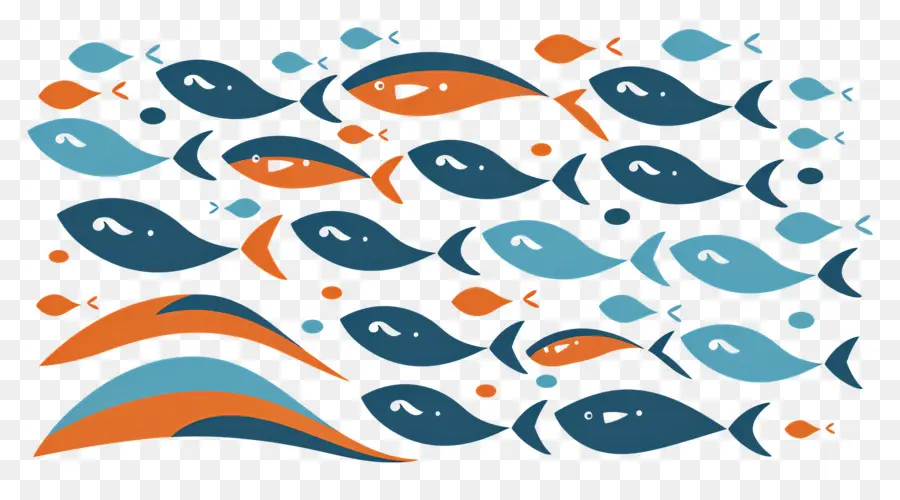 Grupo De Peixes，Peixe Colorido PNG