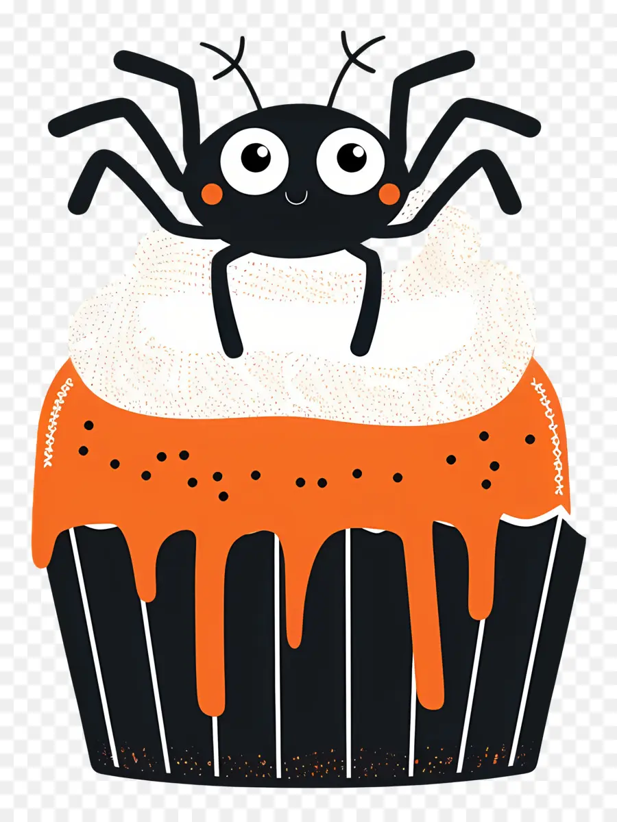 Bolinho De Halloween，Bolinho Aranha PNG