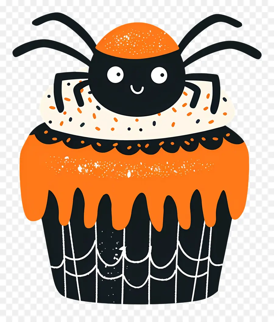 Bolinho De Halloween，Bolinho Aranha PNG