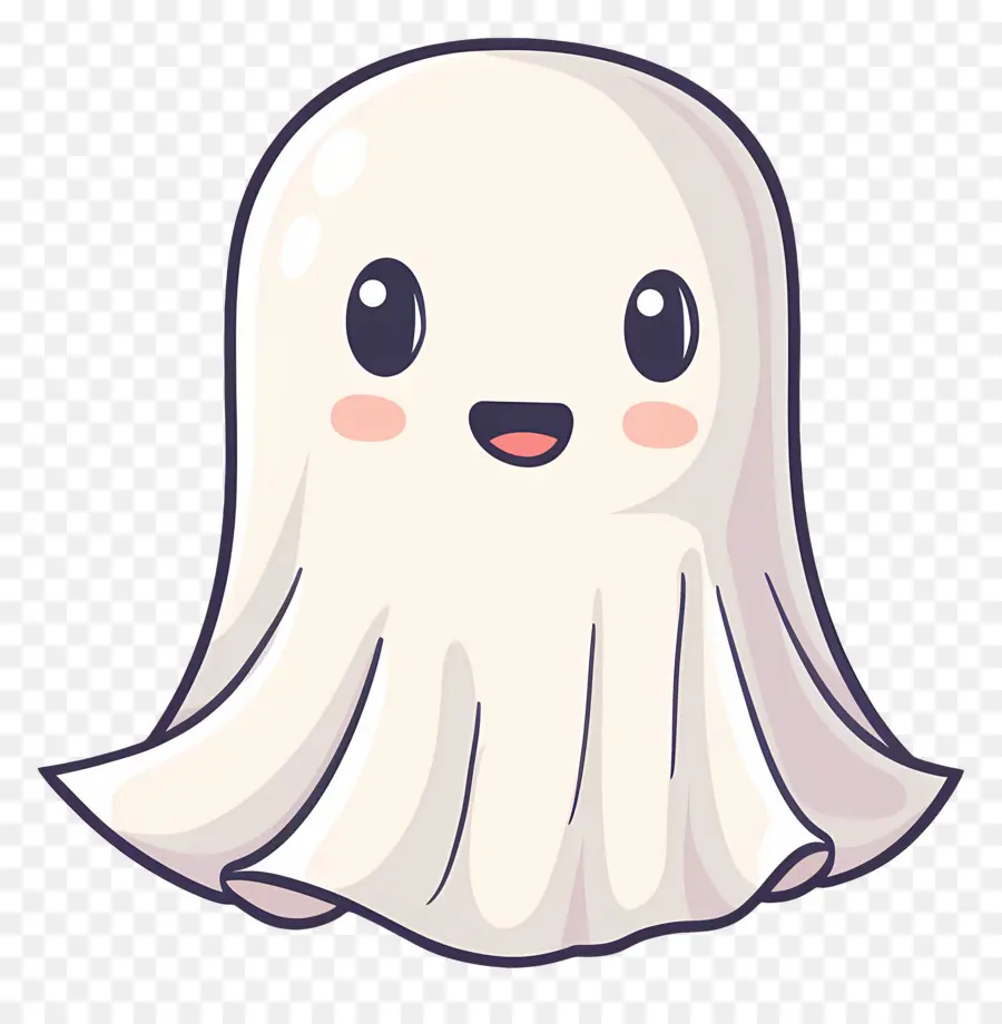 Fantasma Kawaii，Fantasma Fofo PNG