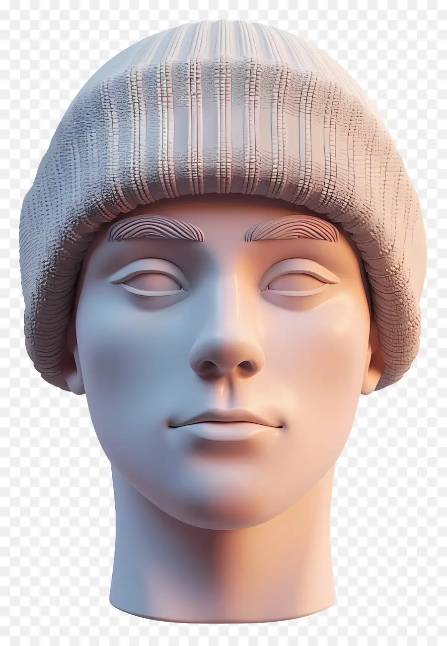 Cara De Homem，Cabeça Com Gorro PNG