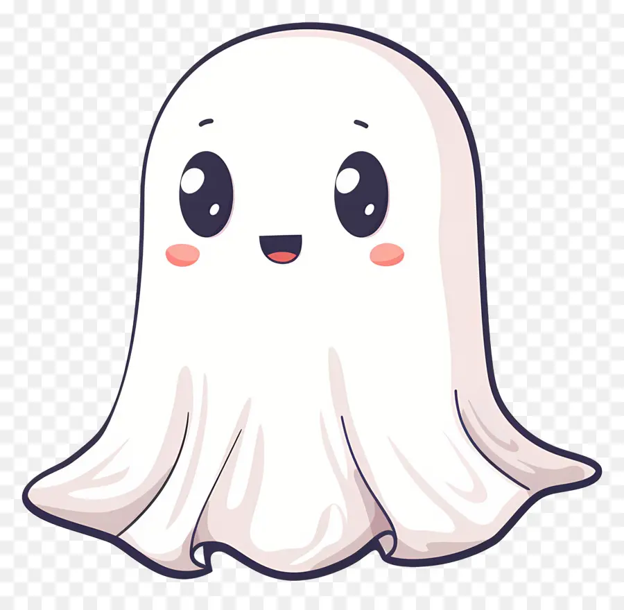 Fantasma Kawaii，Fantasma Fofo PNG