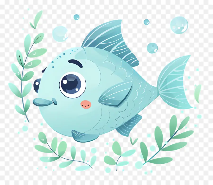 Desenho De Peixe，Peixe Azul PNG