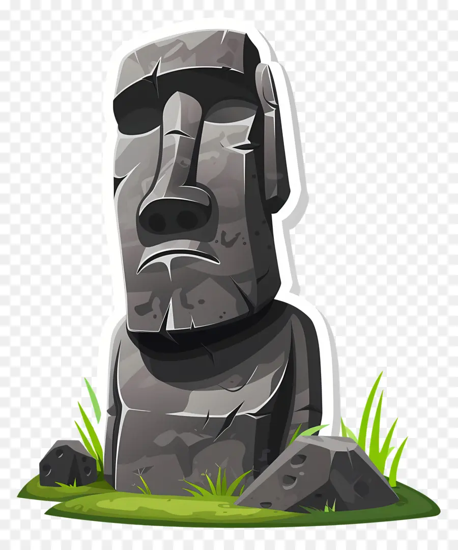 Moai，Estátua De Pedra PNG