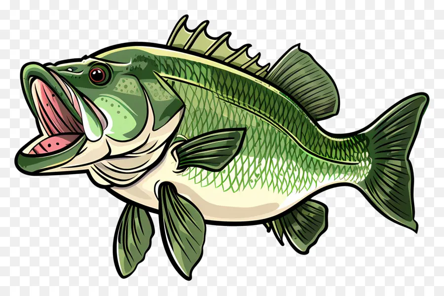 Peixe Robalo，Ilustra O De Peixe PNG