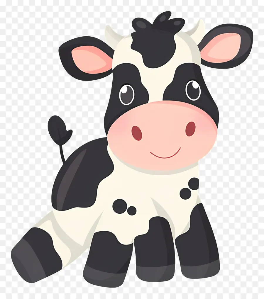 Vaca Fofa，Desenho Animado PNG