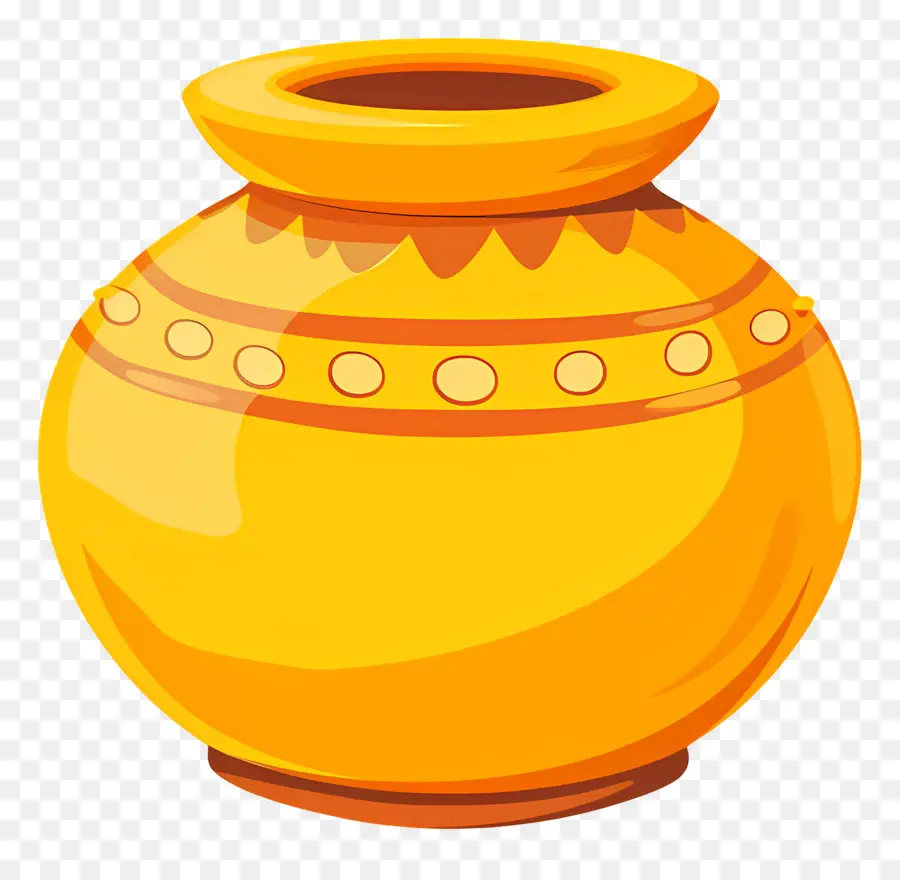 Pote Indiano，Pote Amarelo PNG