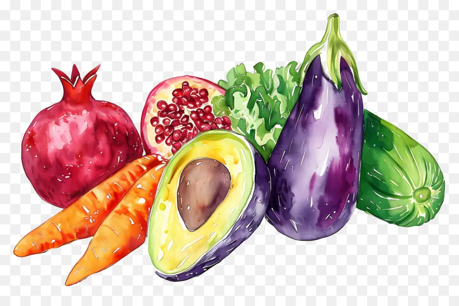 Legumes E Frutas，Vegetais PNG