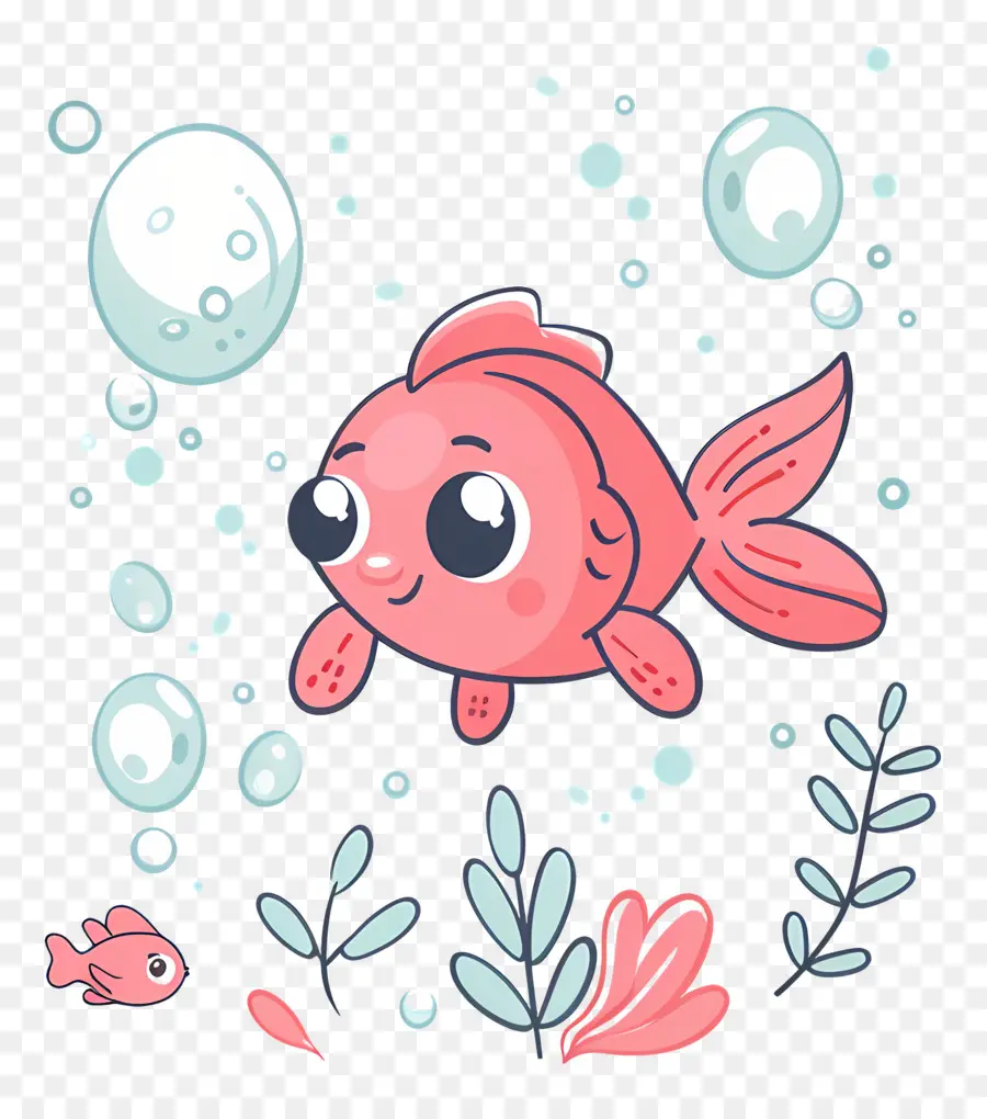 Desenho De Peixe，Peixe Rosa PNG