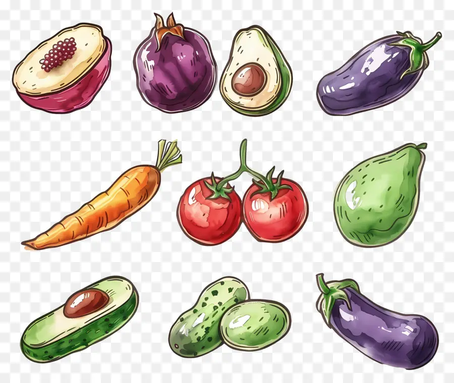 Legumes E Frutas，Frutas E Legumes PNG