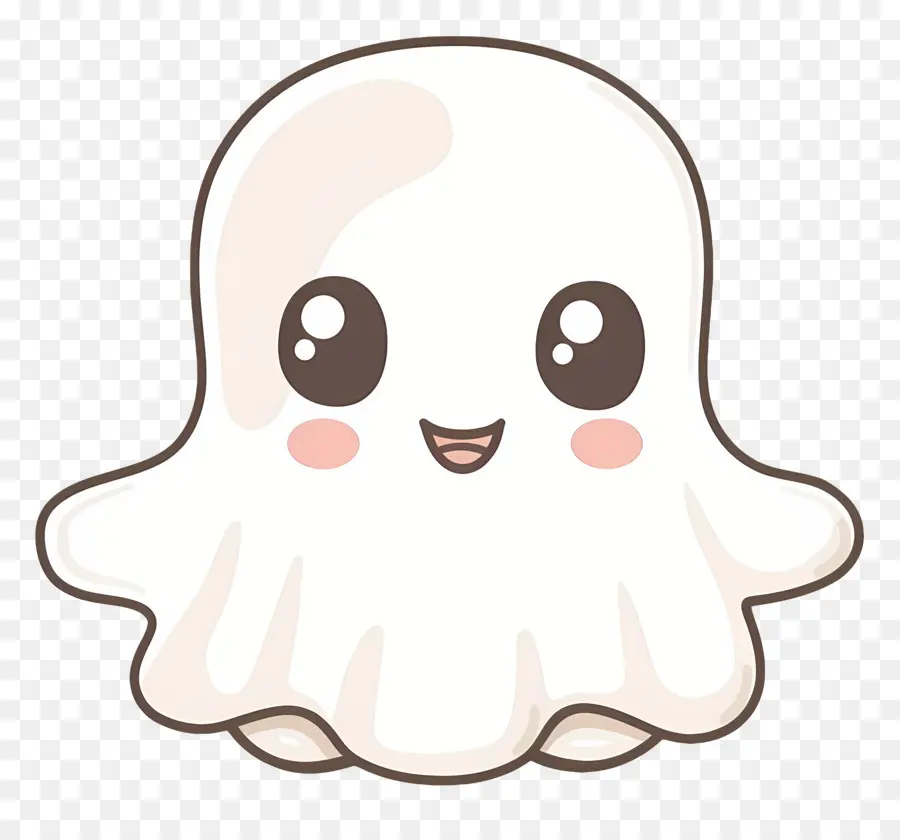 Fantasma Kawaii，Fantasma Fofo PNG