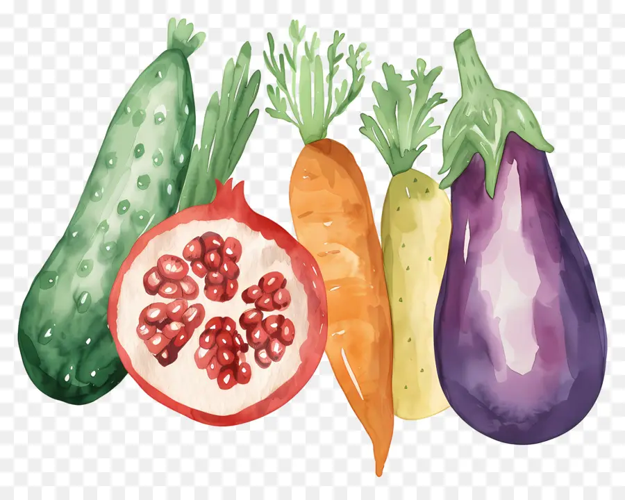 Legumes E Frutas，Vegetais PNG