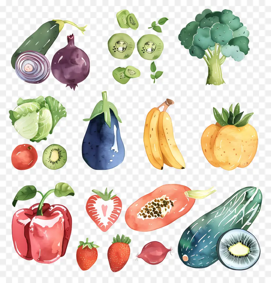 Legumes E Frutas，Frutas E Legumes PNG