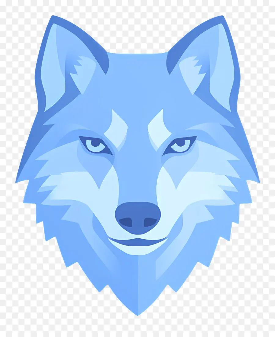 Cara De Lobo，Lobo Geométrico PNG