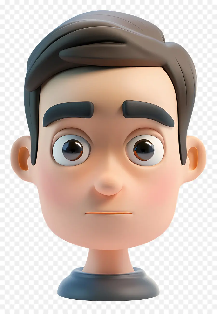 Cara De Homem，Menino Dos Desenhos Animados PNG