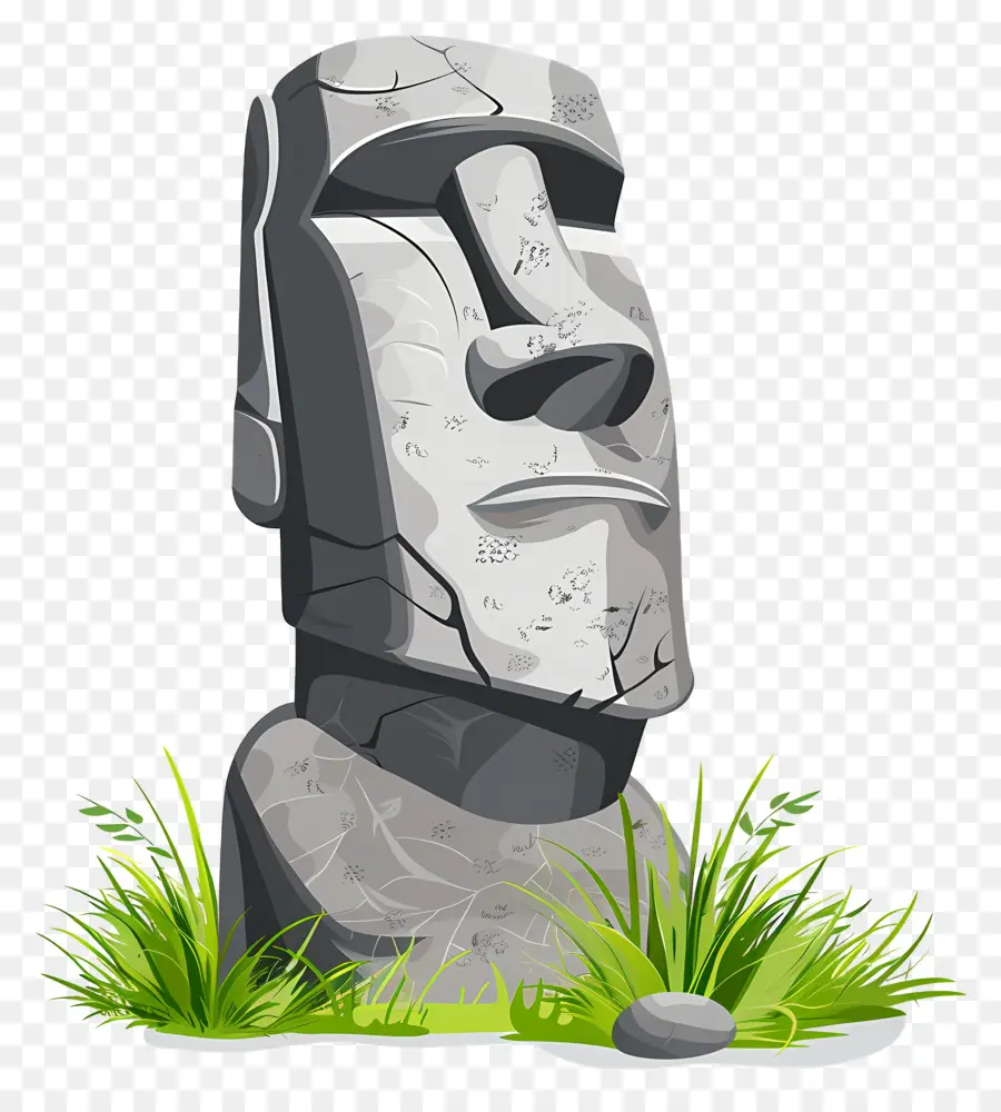 Moai，Estátua De Pedra PNG