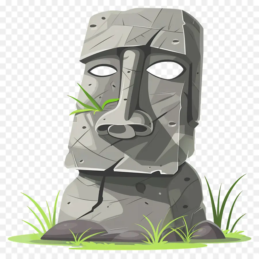 Moai，Estátua De Pedra PNG