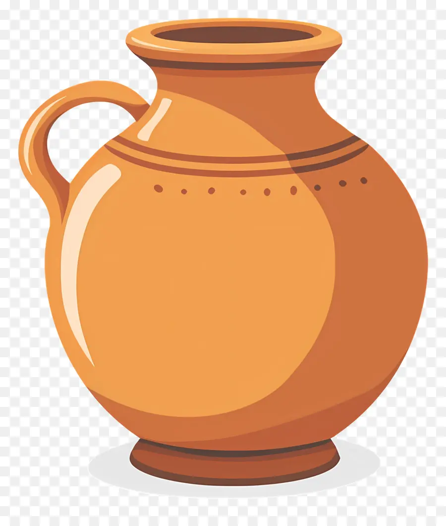 Pote De Barro Indiano，Vaso PNG