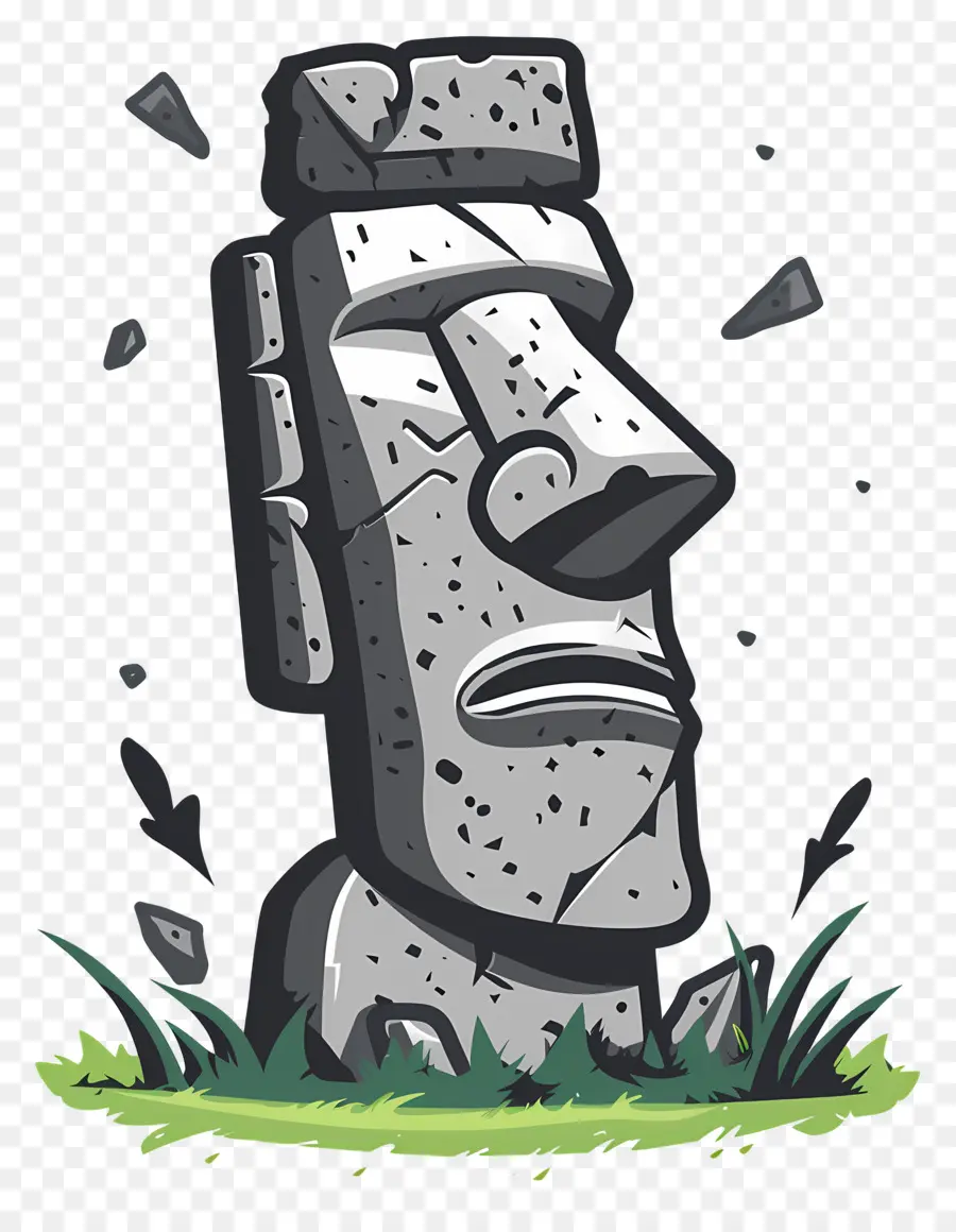 Moai，Estátua De Pedra PNG