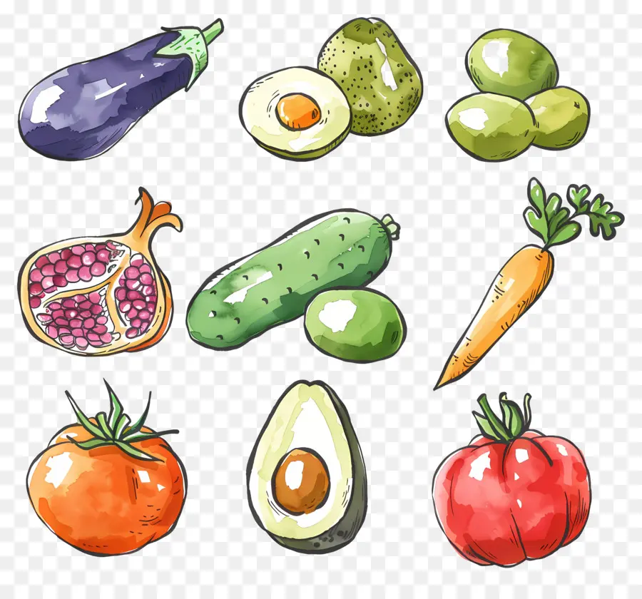 Legumes E Frutas，Frutas E Legumes PNG