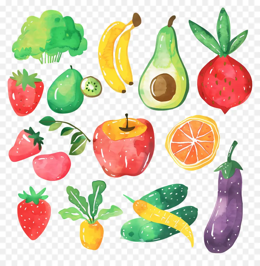 Legumes E Frutas，Frutas E Legumes PNG