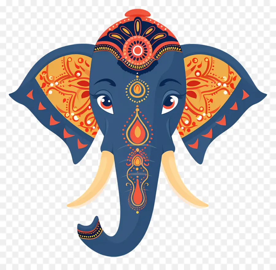 Elefante Indiano，Elefante Decorativo PNG