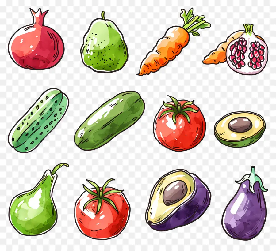 Legumes E Frutas，Frutas E Legumes PNG