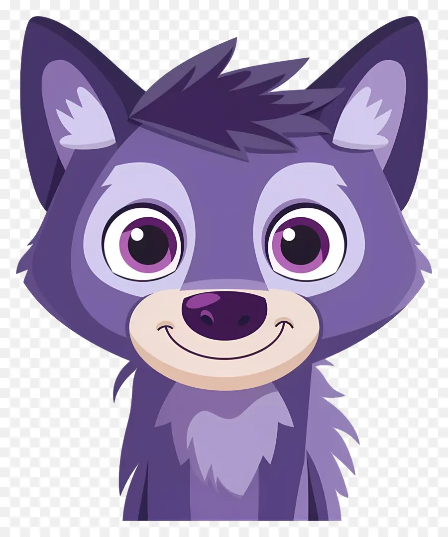 Cabeça De Lobo，Cachorro De Desenho Animado PNG