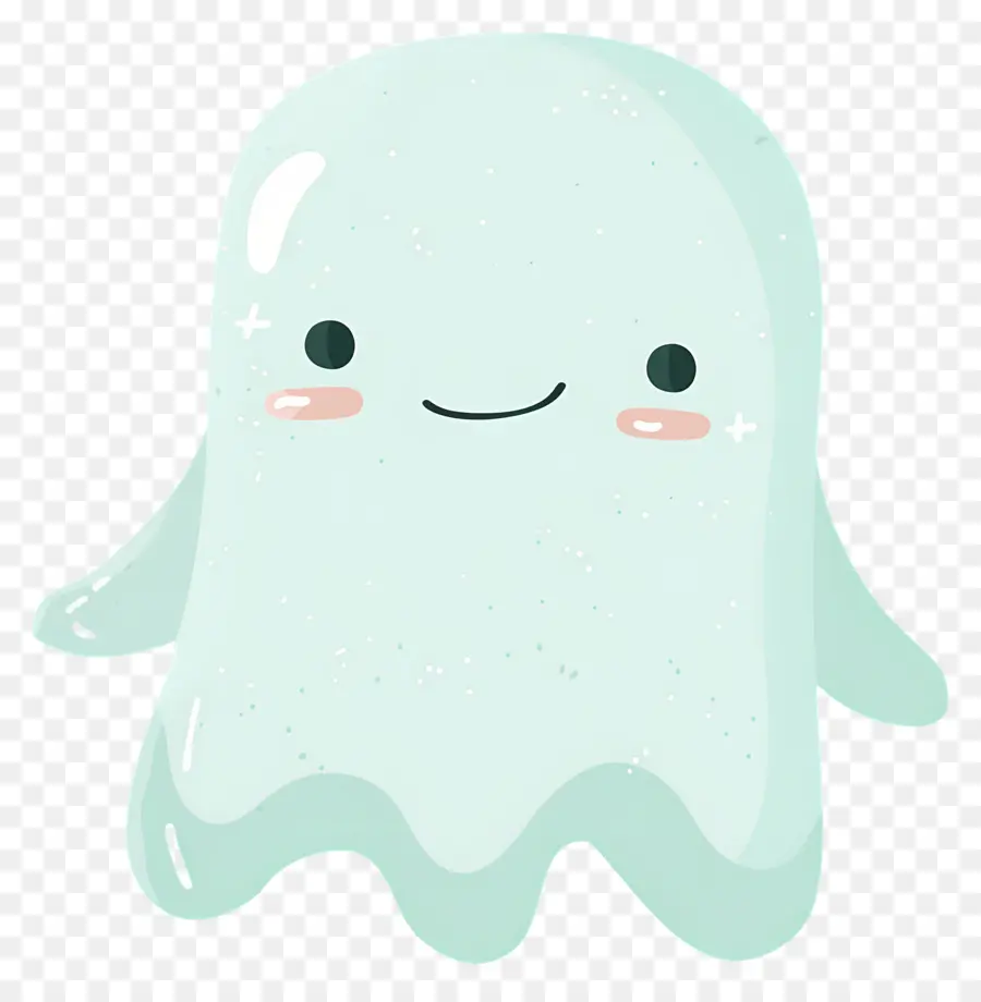 Fantasma De Desenho Animado，Fantasma Sorridente PNG