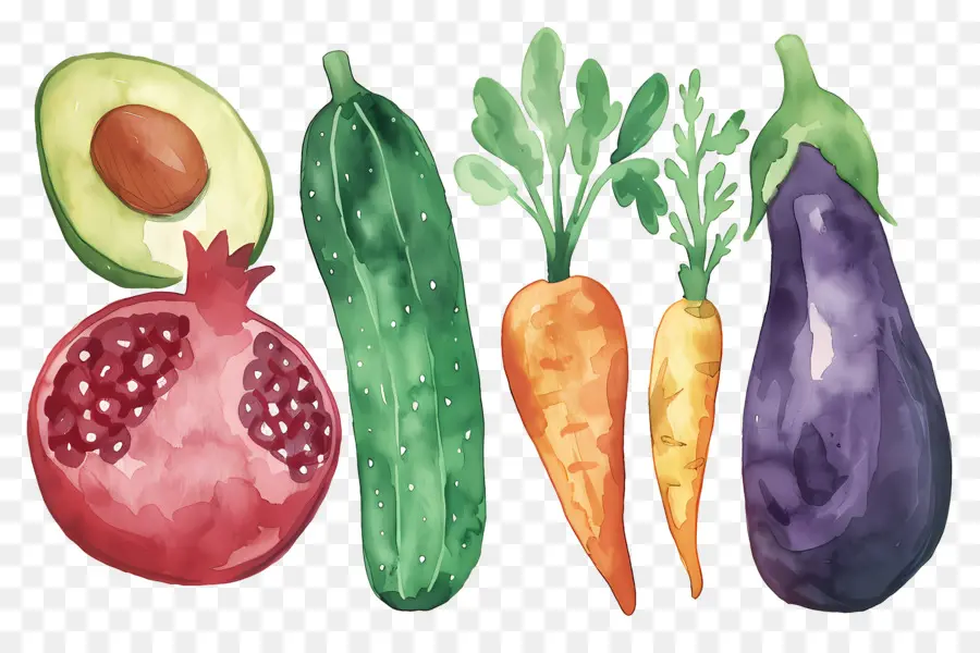 Legumes E Frutas，Vegetais PNG