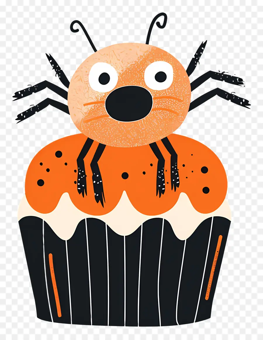 Bolinho De Halloween，Bolinho Aranha PNG