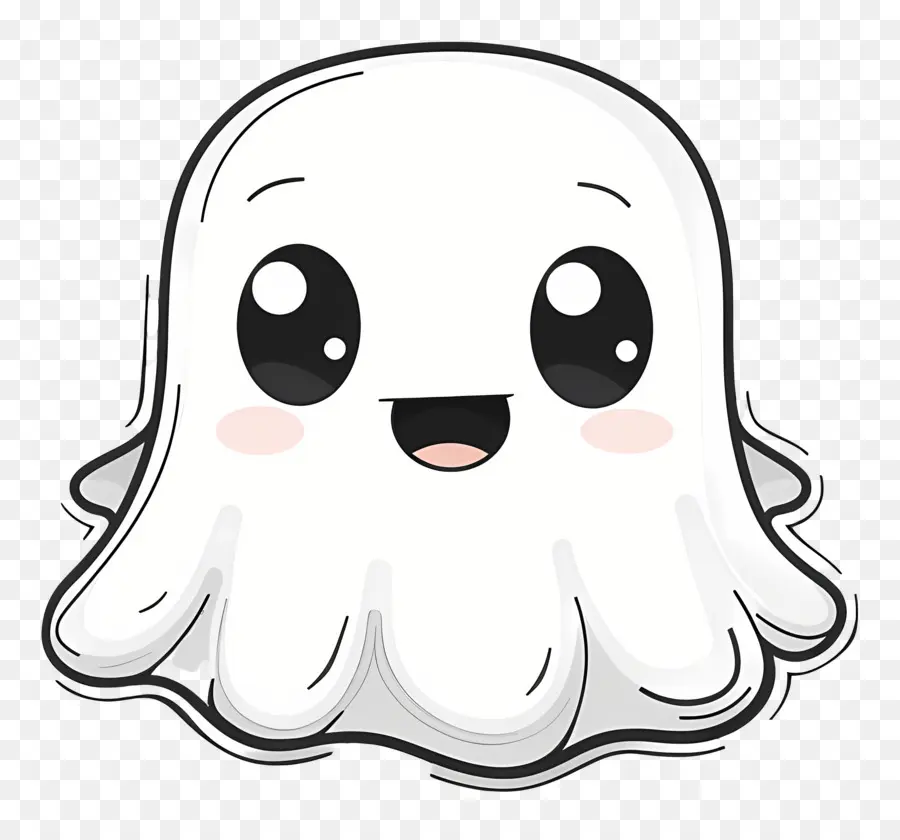 Fantasma De Desenho Animado，Fantasma Fofo PNG