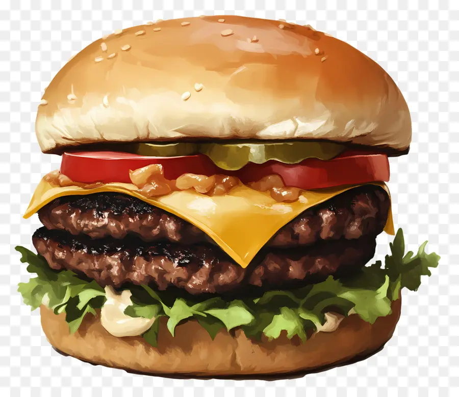 Hambúrguer De Carne，X Burger PNG