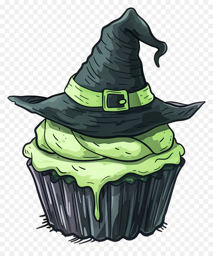 Bolinho De Halloween，Bolinho De Bruxa PNG