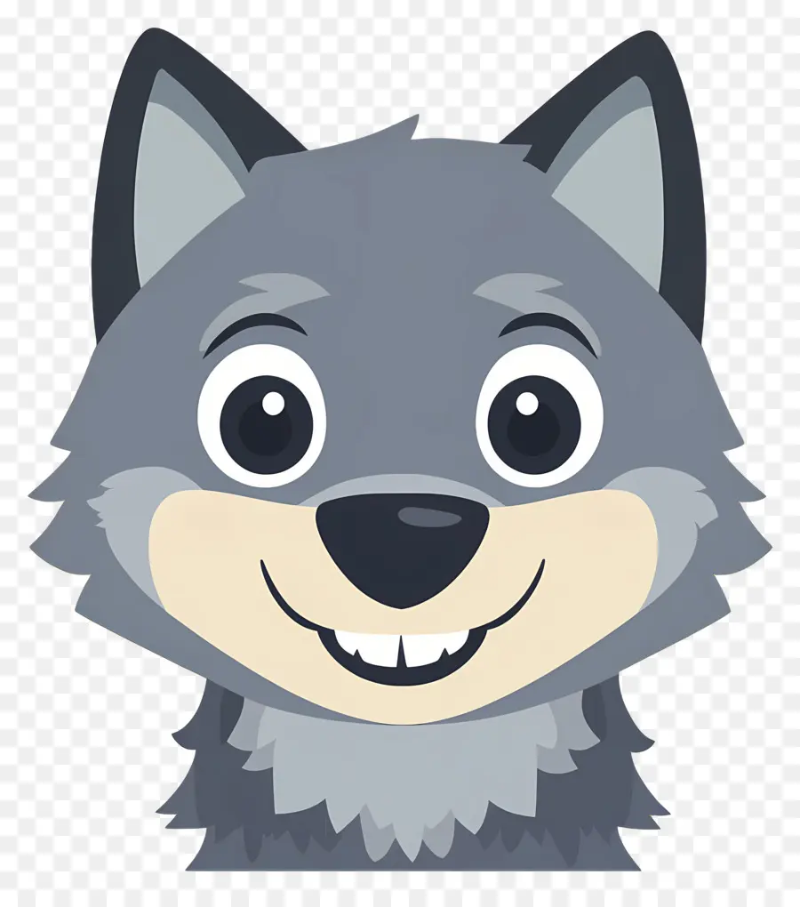 Cabeça De Lobo，Cachorro Azul PNG