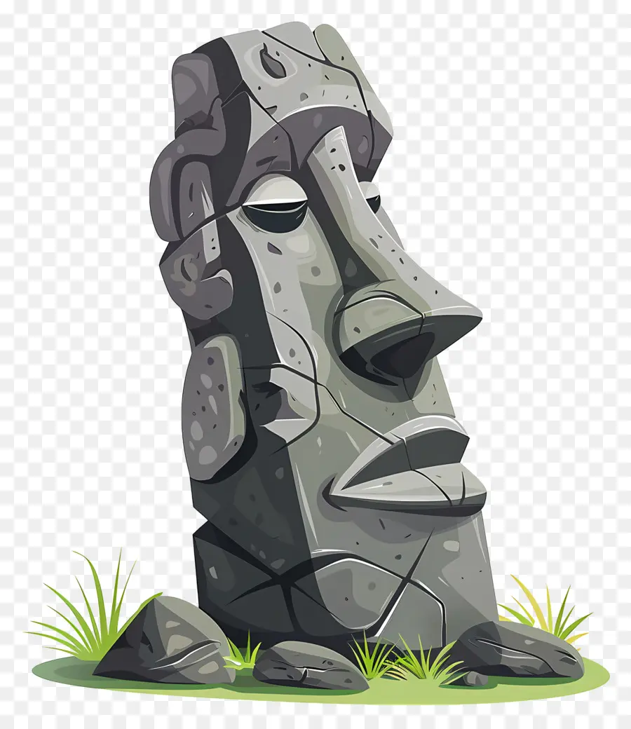 Moai，Estátua De Pedra PNG